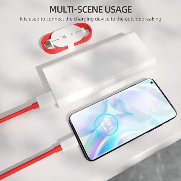 Nexcen USB Type C Cable 6.5 A 1.12 m OEM 65W-10W/6.5A VOOC/WARP/DASH/DASH/SUPERVOOC/SUPERDART CHARGER CABLE - Image 7